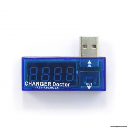 Измеритель силы тока и напряжения USB Charger Doctor