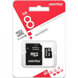 MicroSD карта памяти SMARTBUY (8GB)